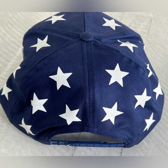 Tractor supply Vintage Red White & Blue Patriotic USA Flag Hat - Picture 3 of 11